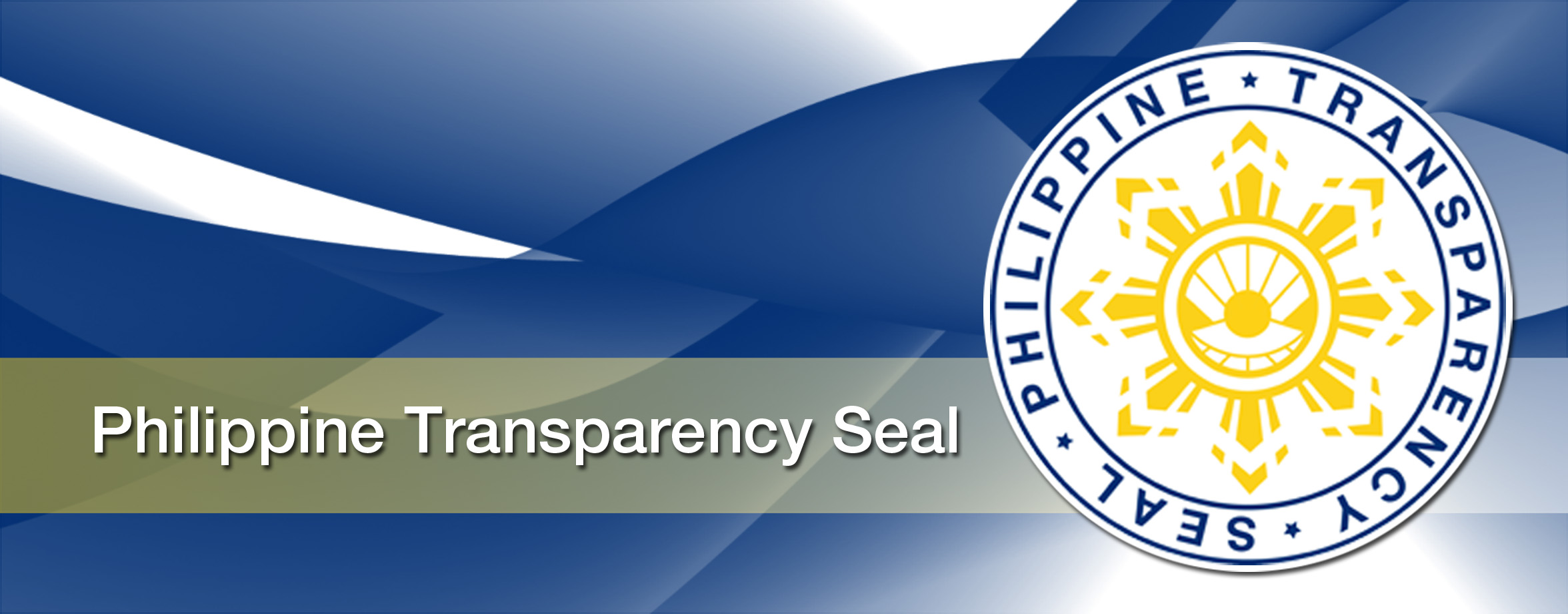 Philippine Transparency Seal banner